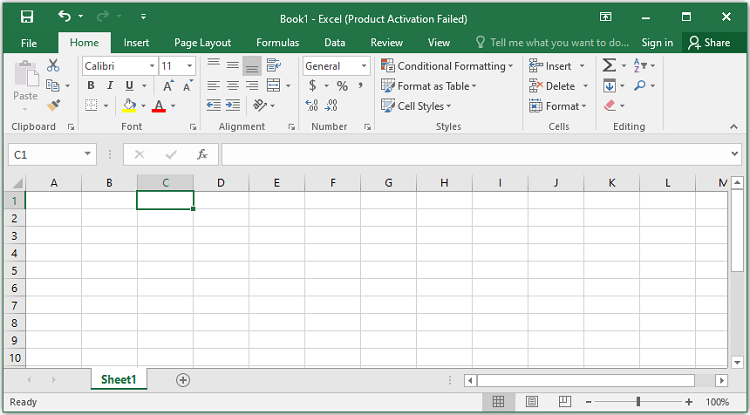 Introducing the Excel Interface