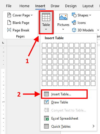 Copying Table from Excel into Table in Word 5