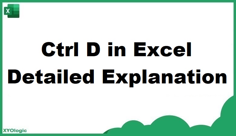 Ctrl D in Excel