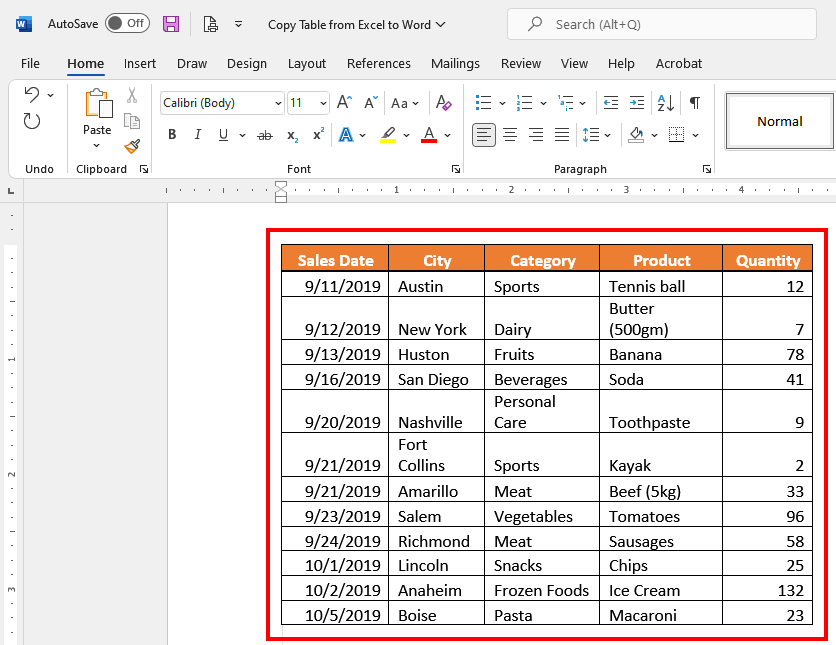Excel or Source Formatting 3