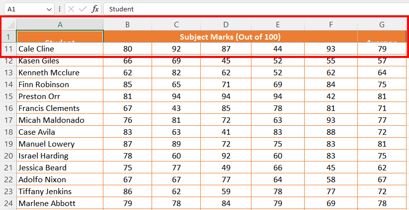How Does Freezing Rows in Excel Work 3