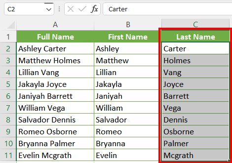 Separating with Find and Replace 15
