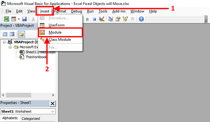 Using the Visual Basic for Applications 2