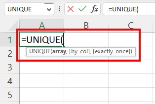 What is the UNIQUE Function in Excel 5