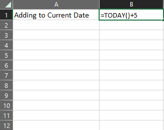 Adding Days to Current Date 1