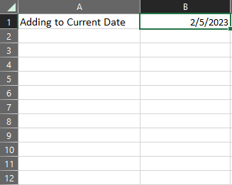 Adding Days to Current Date 2