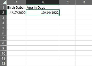Calculating Age 8