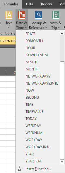 How to Access the TODAY Function 2