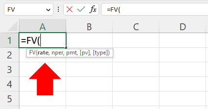 Brief Look Into the FV Function 1